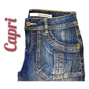 DKNY Jeans Cropped Sz 10 x 25”
